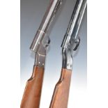 Two Diana .177 air rifles Model 15 and Model 20, both with adjustable sights, one with broad arrow