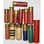 Thirteen various large bore shotgun cartridges including Eley 10 bore, Dominion Industrial 8 bore
