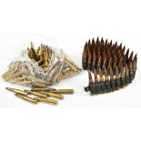 One-hundred 7.62 rifle cartridge blanks and sixty-four deactivated 7.62 rifle cartridges in