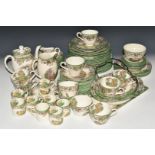 Approximately ninety two pieces of Copeland Spode 'Spode's Byron' dinner and teaware