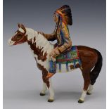 Beswick Red Indian figure, H22cm
