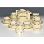 Art Deco Pountney and Co / Bristol tea set