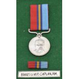 Rhodesian General Service Medal named to 381025 G VDT RM Caplan