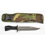 SA 80 bayonet with 18cm fullered blade, frog and scabbard.PLEASE NOTE ALL BLADED ITEMS ARE SUBJECT