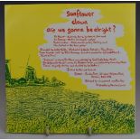 Sarah - The Springfields - Sunflower (Sarah10). Record and cover appear EX, poster with adhesive