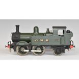 Kit built 0 gauge white metal GWR 14xx 0-4-2 tank locomotive.