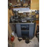 Myford ML7 model engineering or similar lathe with 3 & 4 jaw chucks, W68 milling attachment, cutting