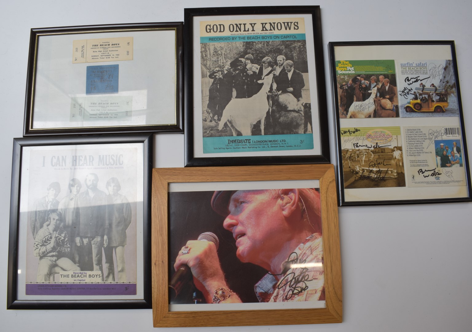 The Beach Boys - A collection of tour programmes, posters, tickets, books etc including signed items - Image 3 of 17