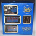 Lehmann Gross Bahn (LGB) G gauge model railway train set The Blue Train with 0-4-0 tank