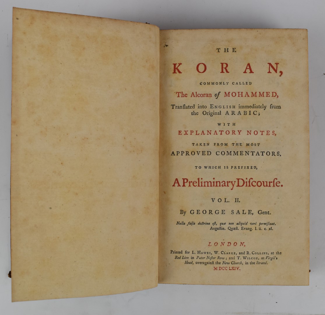 The Koran commonly called The Alcoran of Mohammed Translated into English immediately from the - Image 2 of 5