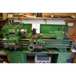 Warco BH900 model engineer's or similar lathe with 3 & 4 jaw chucks, steadies, face plate,