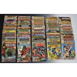 Seventy-Two Bronze Age Marvel comics including Captain America, The Incredible Hulk, Iron Man, G.