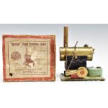 Bowman - Luton stationary live steam steam engine, with original box