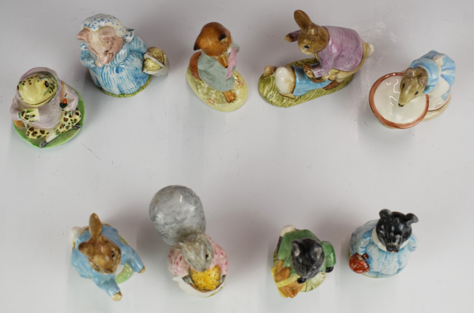 Nine Beswick Beatrix Potter figures to include Pig Wig and Little Black Rabbit, tallest 11cm - Bild 2 aus 3