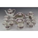 Susie Cooper retro eight place coffee set and a Paragon tea set decorated in the Michelle pattern