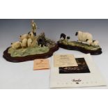 Border Fine Arts limited edition figure 507/1500 'Down from the Hills' by Elizabeth Mcallister, with