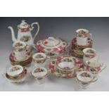 Approximately seventy three pieces of Royal Albert dinner and teaware decorated in the Lady