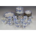 Approximately thirty eight pieces of Foley china teaware, pattern number 1685, tallest 11cm