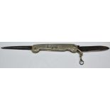 Rogers & Co 'Rigger' clasp knife No 390845 with 7cm blade. PLEASE NOTE ALL BLADED ITEMS ARE