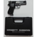 Walther CP88 .177 CO2 air pistol with chequered composite grips, serial number A8420916, in padded