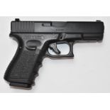 Umarex G23 6mm airsoft pistol with shaped and textured grips, serial number KJ0289.