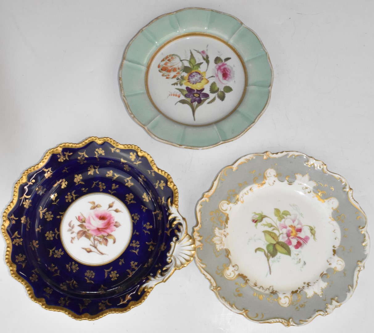 Collection of 19thC / 20thC cabinet plates including Wedgwood, Masons, Spode, Royal Worcester etc - Bild 4 aus 8
