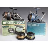 Mitchell Match 440A and Mitchell 300A, both boxed with spare spools