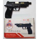 Umarex UX SA.10 semi-auto .177 air pistol, serial number 16H56441, in original box.