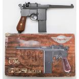 Umarex The Spirit of Legends Weapon History C96 Broom Handled Mauser 6mm air pistol, serial number