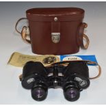 Carl Zeiss Jena Deltrintem 8x30 binoculars, in original leather case with instructions