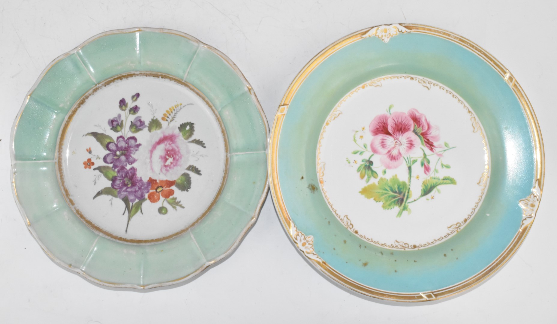 Collection of 19thC / 20thC cabinet plates including Wedgwood, Masons, Spode, Royal Worcester etc - Bild 2 aus 8