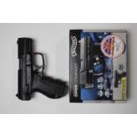 Umarex Walther CP99 Compact .177 air pistol, serial number 13G02255, in original box.