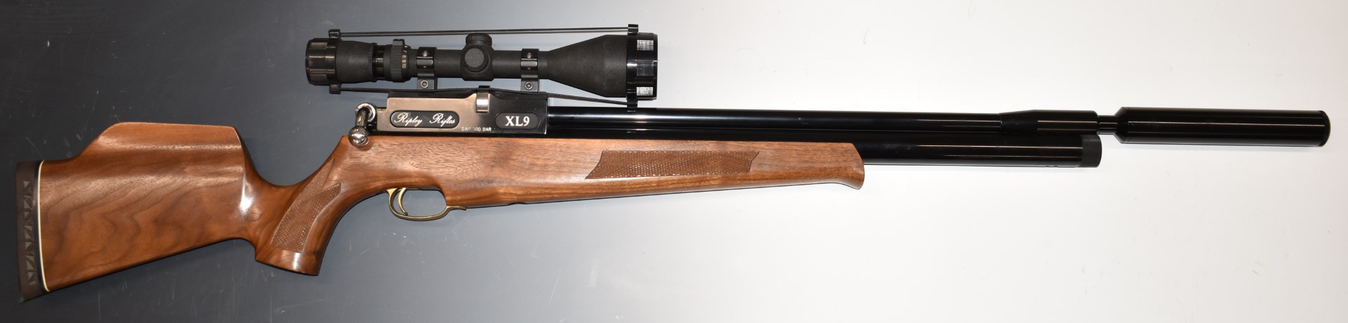 Ripley Rifles XL9 .22 PCP air rifle with nine shot magazine, chequered semi-pistol grip and - Image 2 of 10
