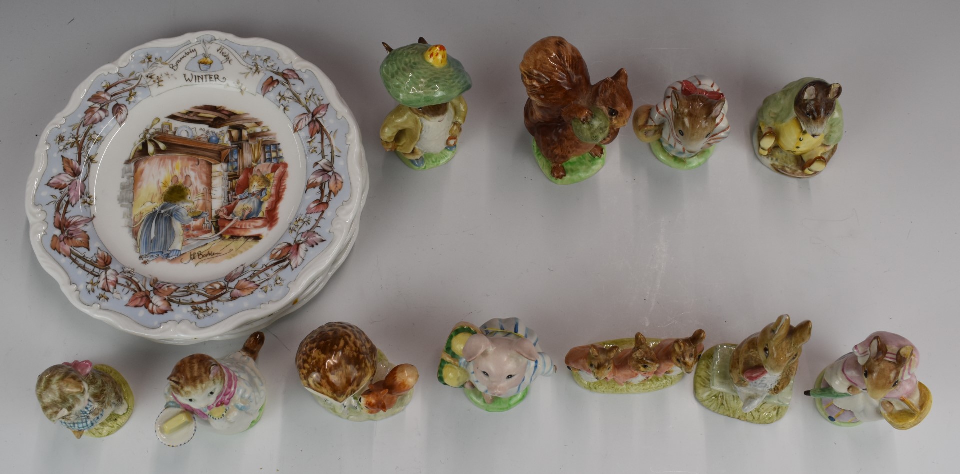 Eleven Beswick Beatrix Potter figures to include Little Pig Robinson and Mrs Tittlemouse, both - Bild 2 aus 3