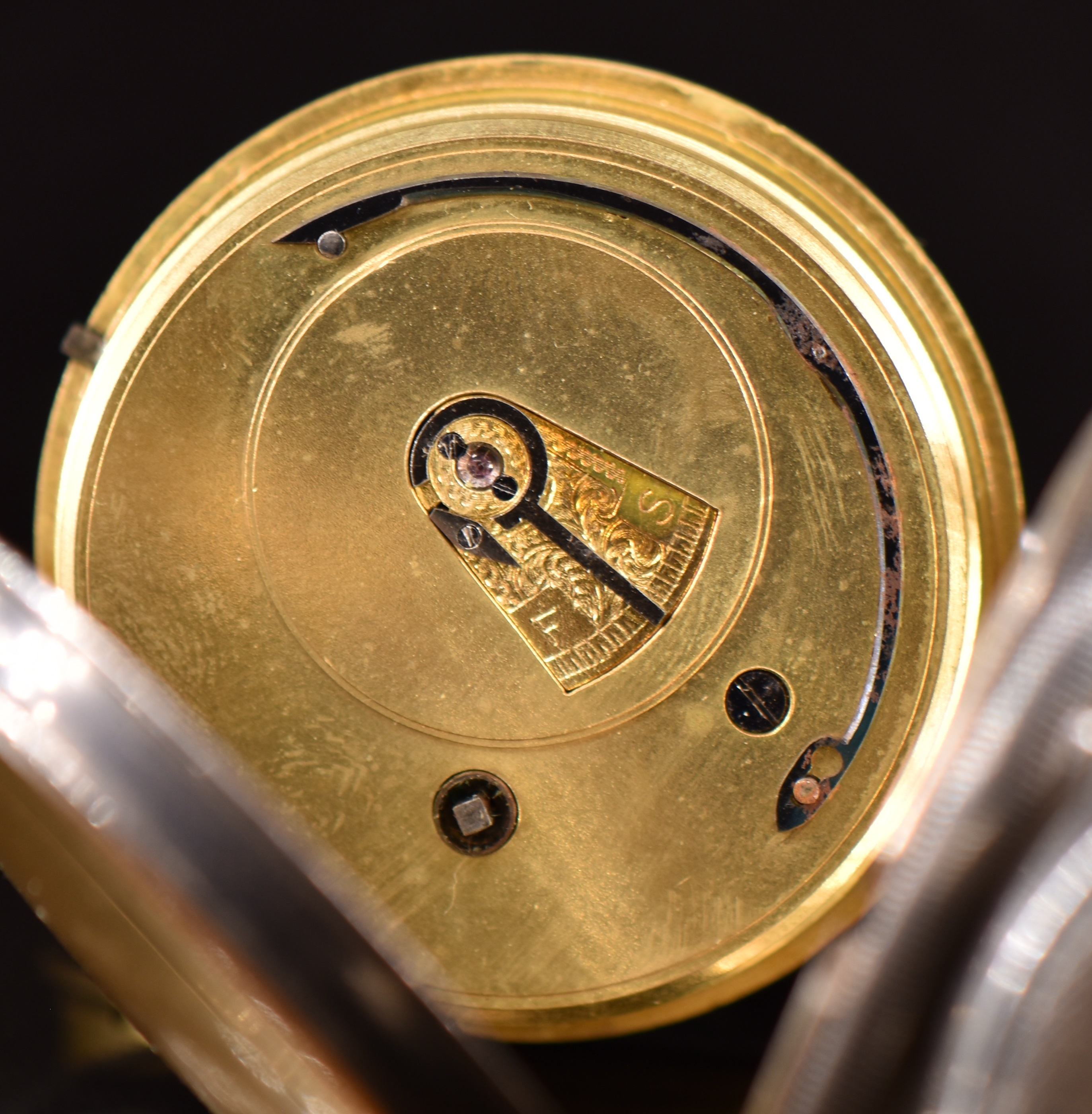 C Berry of Hatton Garden hallmarked silver open faced pocket watch with inset subsidiary seconds - Image 3 of 3