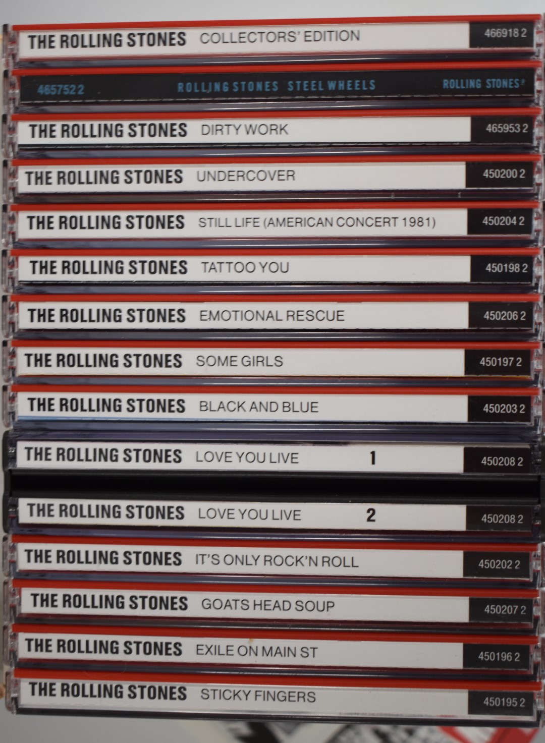 The Rolling Stones - Collection 1971-1989 (4669182) CD box set. CDs etc appear EX with wear/ageing - Image 5 of 5