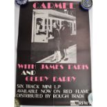 Carmel band promo poster, 60 x 41cm