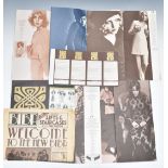 Collection of fashion related ephemera comprising six 1960s Biba catalogues, mail order forms,