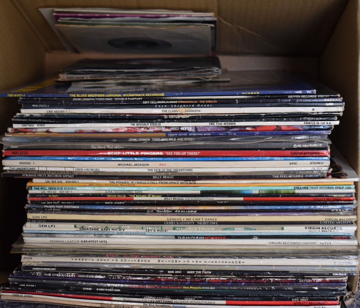 Approximately 60 albums and 12 inch singles including Stiff Little Fingers, The Pogues, Billy Bragg, - Image 4 of 4