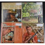 Approximately 70 albums, all signed, including The Shadows, Dr Hook, Don Williams, Gene Pitney,