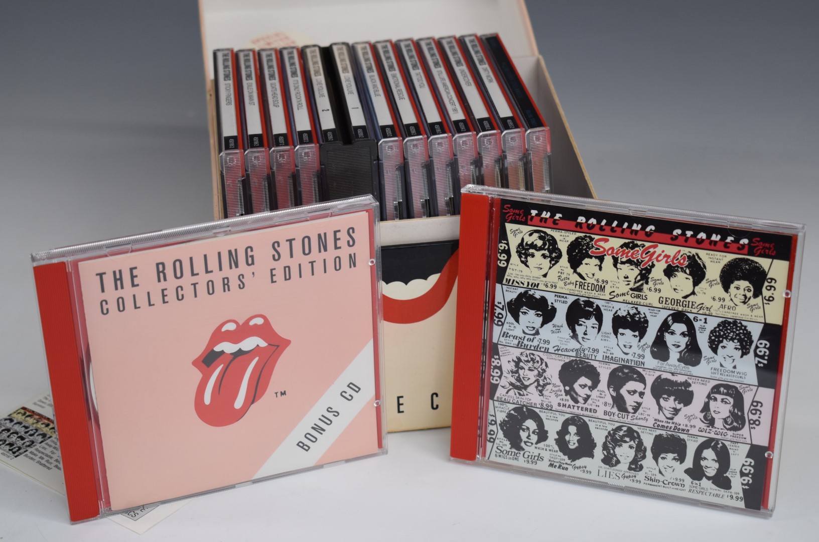 The Rolling Stones - Collection 1971-1989 (4669182) CD box set. CDs etc appear EX with wear/ageing - Image 4 of 5