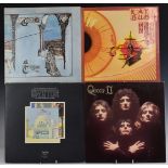 A collection of 54 albums including Pink Floyd (7), Genesis (12), ELO, Queen, Led Zeppelin, Jean