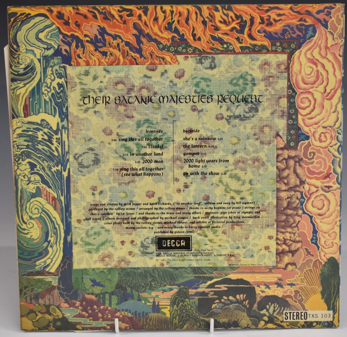 The Rolling Stones - Their Satanic Majesties Request (TXS 103). Record, red inner and cover appear - Image 3 of 3