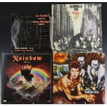 Approximately 65 albums including Hawkwind, Deep Purple, Led Zeppelin, Eric Clapton, Pink Floyd,