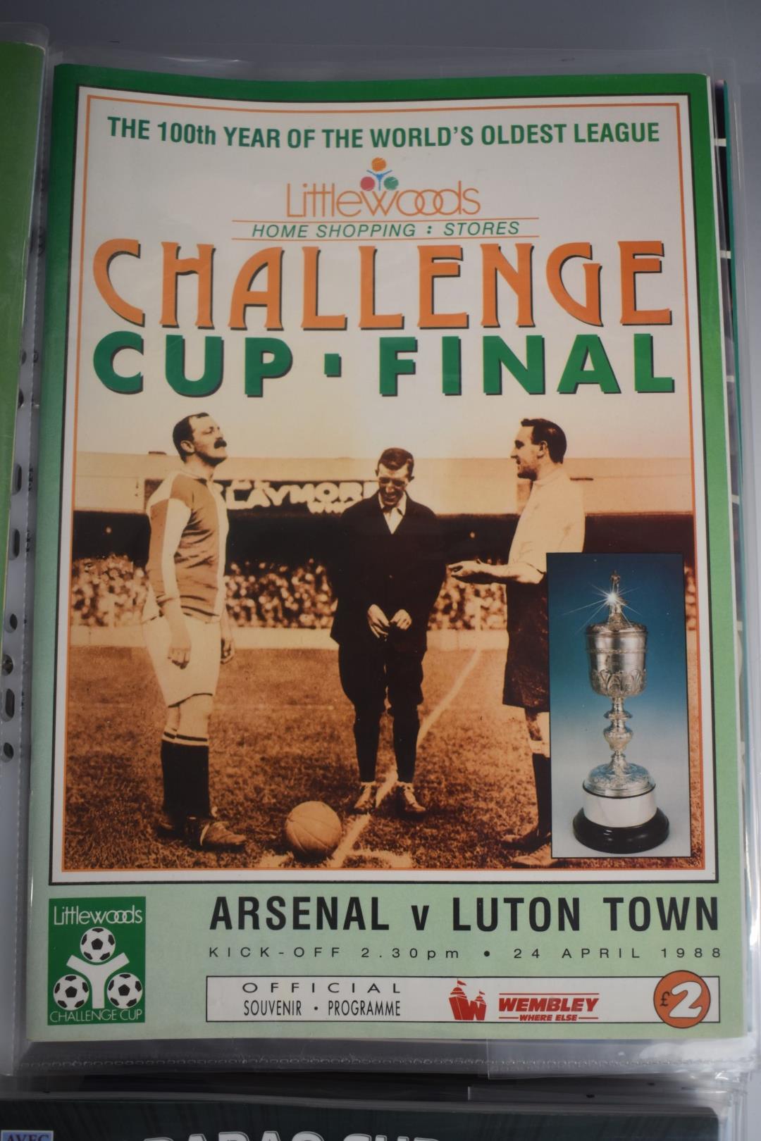 A near complete run of English League Cup football programs dating from 1986-2020 - Image 2 of 5