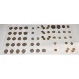 A quantity of UK pre-decimal coinage, very small silver content, 'round pounds' etc