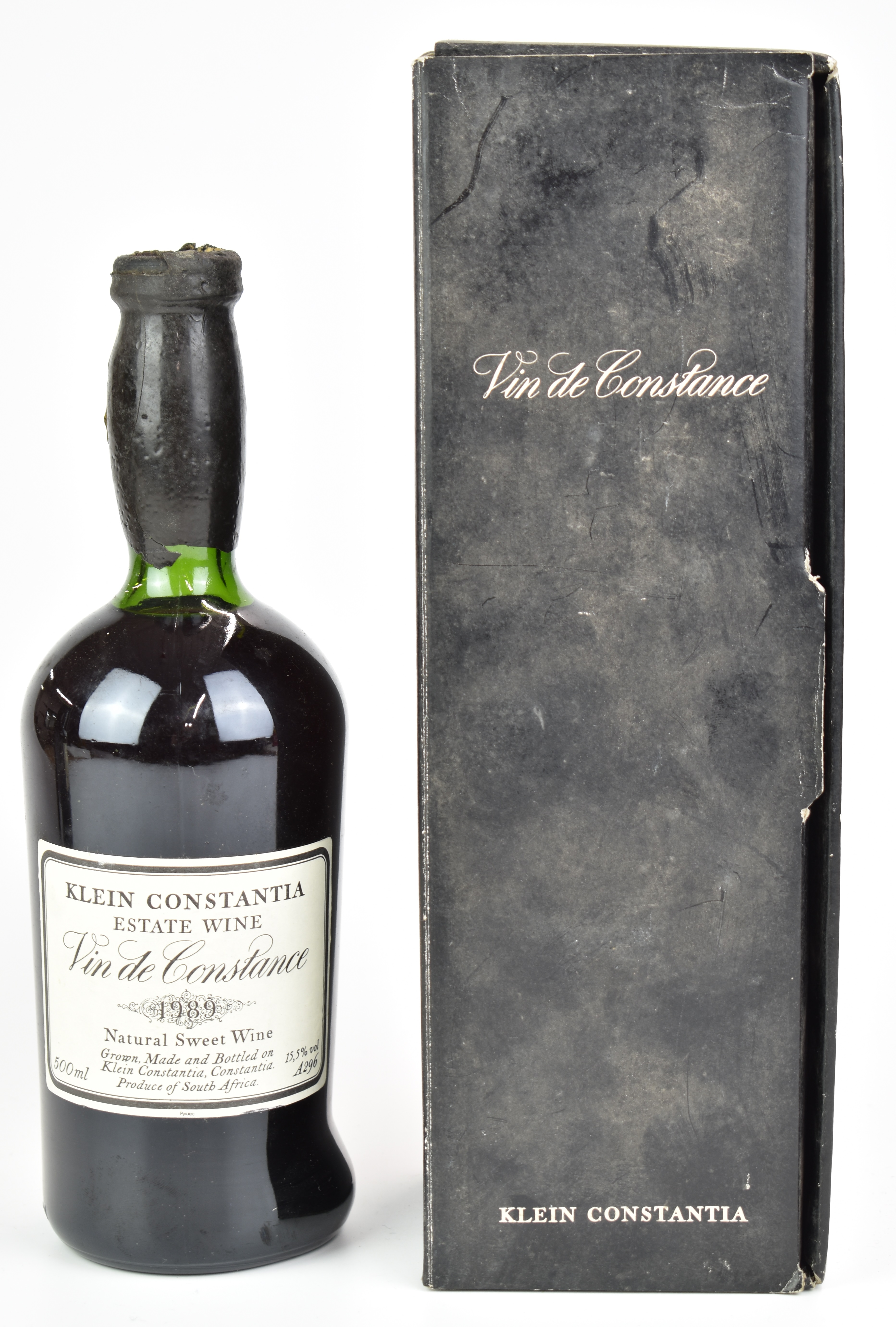 Klein Constantia Vin de Constance 1989 vintage natural sweet wine, South Africa, 500ml, 14% vol,