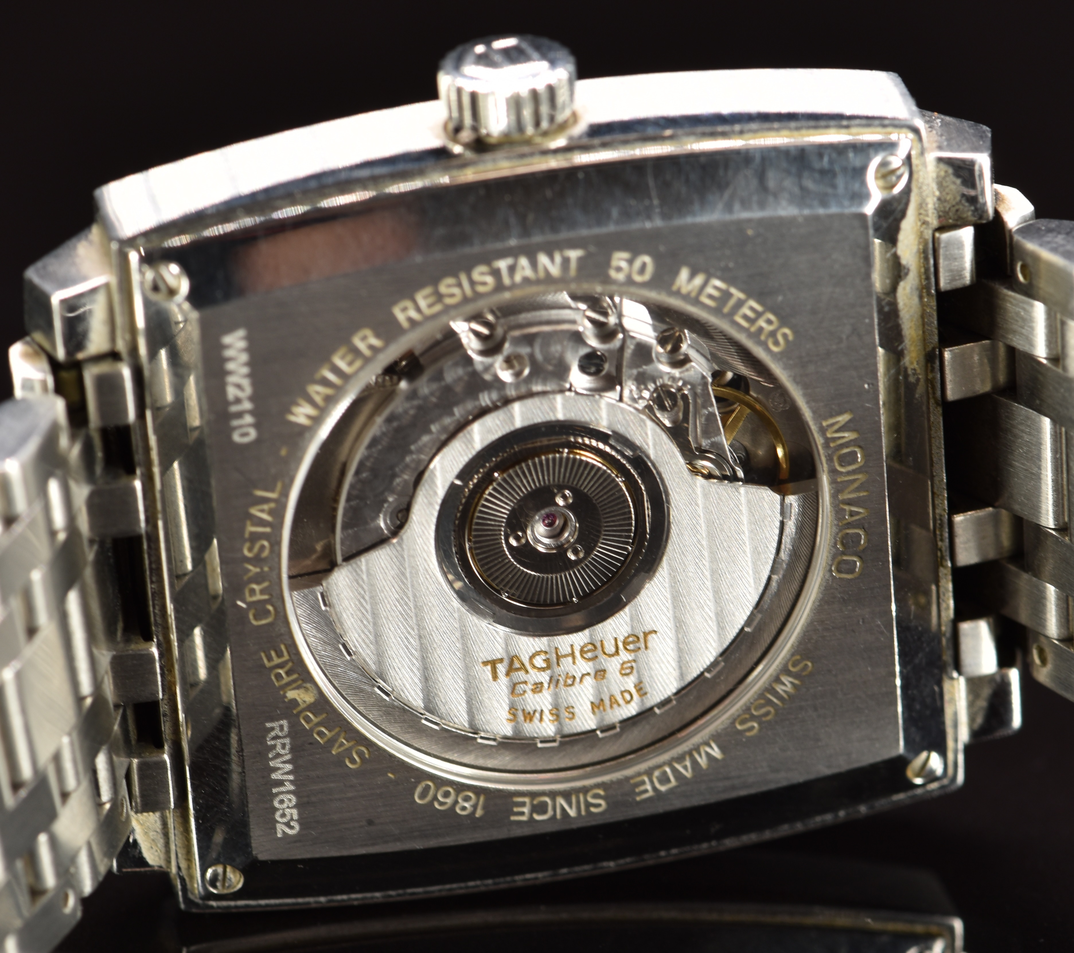 Tag Monaco gentleman's automatic wristwatch ref. WW2110 with inset subsidiary seconds dial, luminous - Image 6 of 6