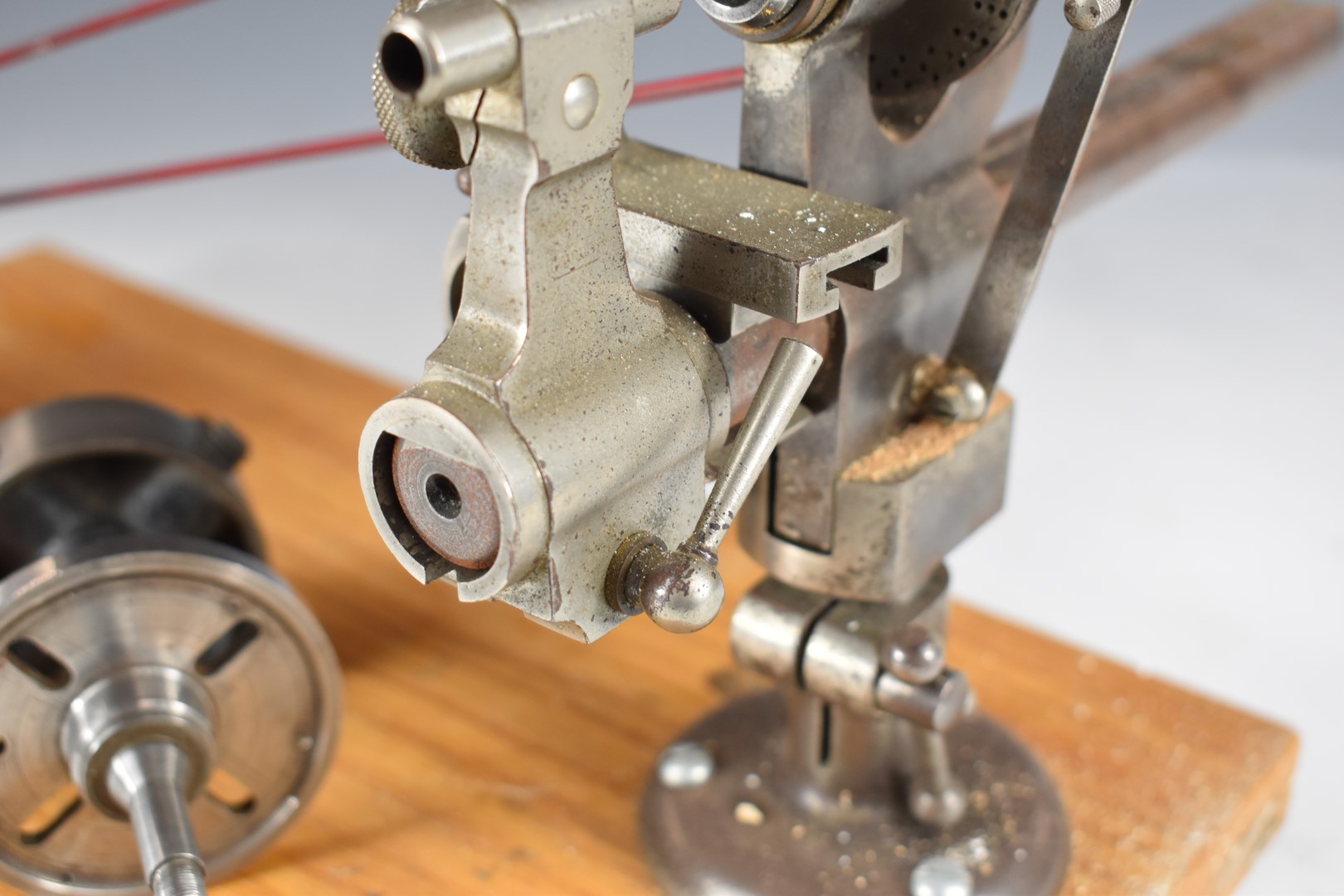 Small watch / clock repairer's lathe with Universal electric motor - Image 4 of 11