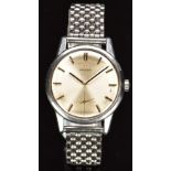 Omega gentleman's wristwatch ref. 14389 with black hands, two-tone hands and baton hour markers,